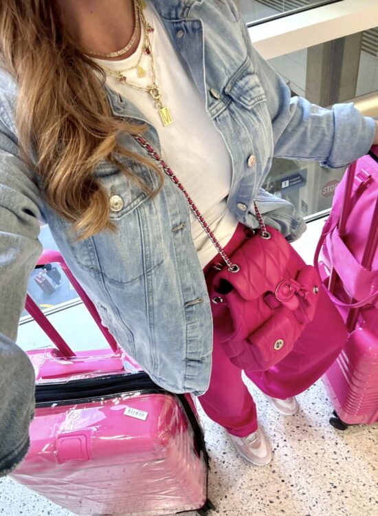 barbie airport outfit