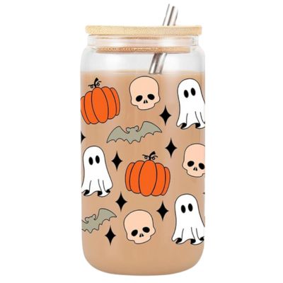 SPOOKY GLASS TUMBLER