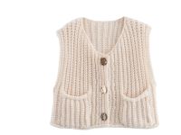 KNIT SWEATER VEST