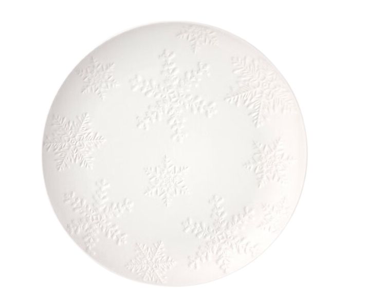 snowflake serving platter