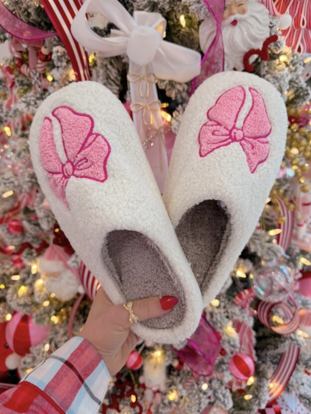 bow slippers