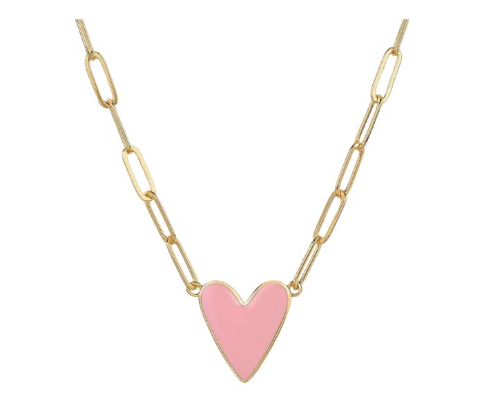 PINK HEART NECKLACE