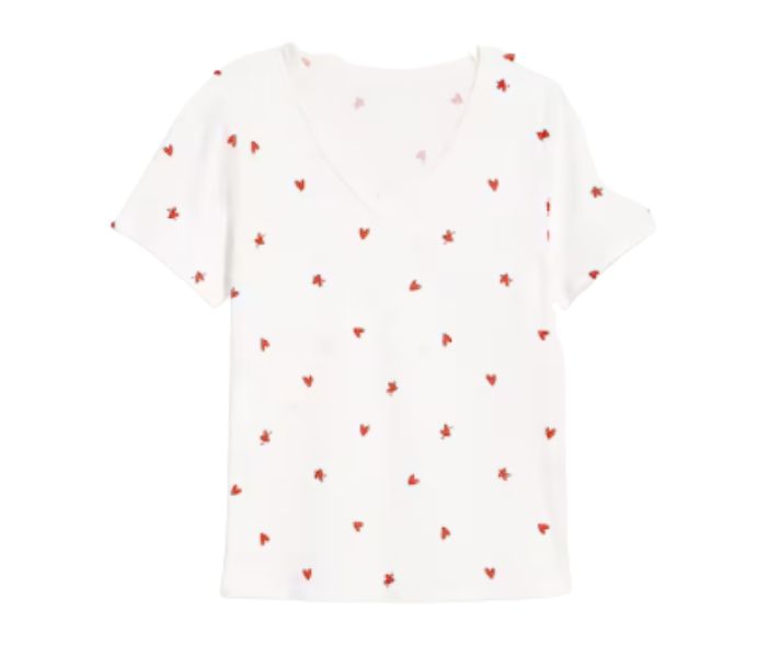 WHITE HEART TEE