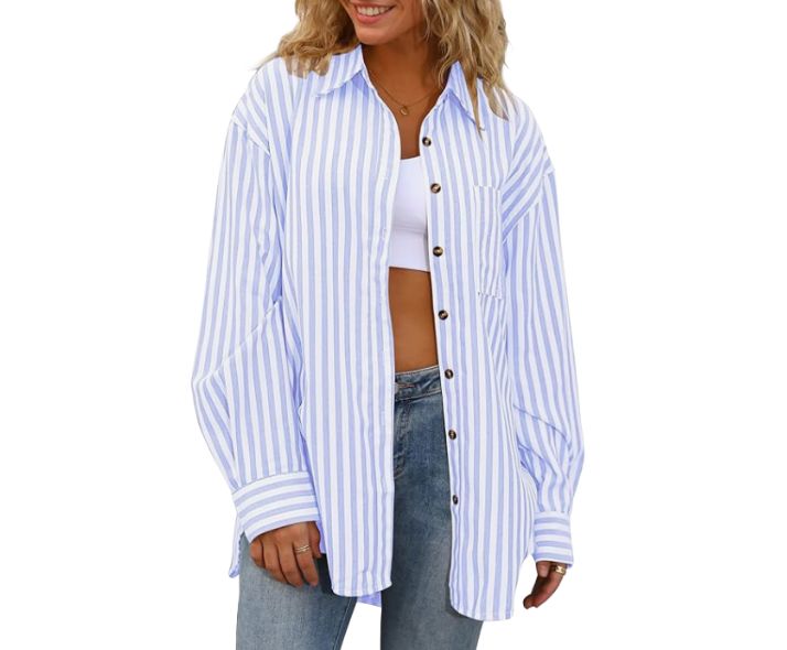 BUTTON-UP TOP