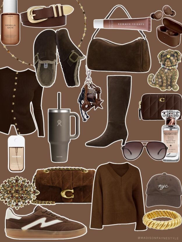 cozy brown fall finds