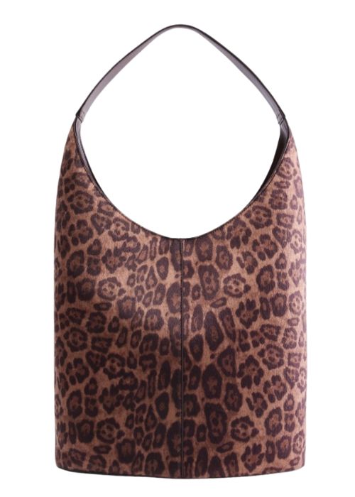 ANIMAL PRINT BUCKET BAG